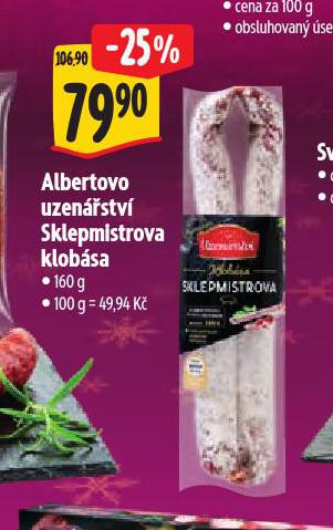 SKLEPMISTROVA KLOBÁSA