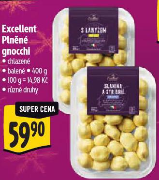 EXCELLENT PLNĚNÉ GNOCCHI