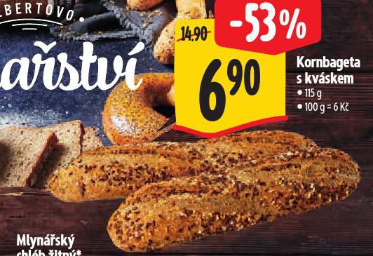 KORNBAGETA S KVÁSKEM