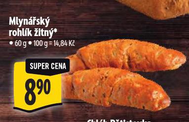 MLYNÁŘSKÝ ROHLÍK ŽITNÝ