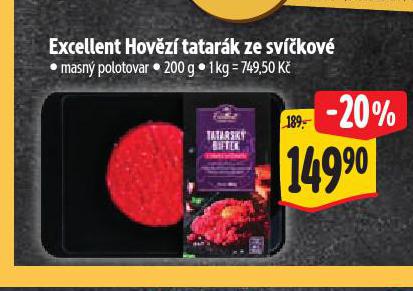 HOVĚZÍ TATARÁK ZE SVÍČKOVÉ