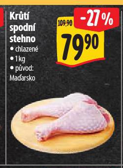 KRŮTÍ SPODNÍ STEHNO