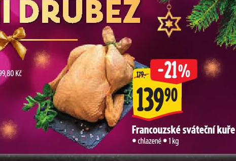 FRANCOUZSKÉ SVÁTEČNÍ KUŘE
