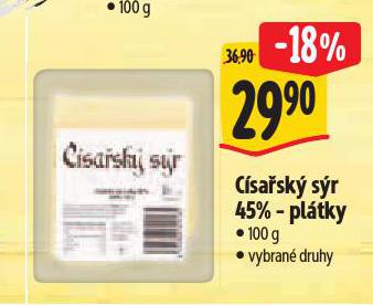 CÍSAŘSKÝ SÝR 45%