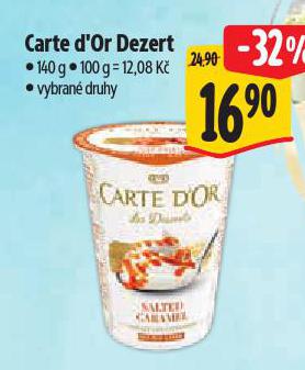 CARTE D'OR SMETANOVÝ DEZERT