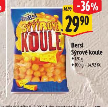 BERSI SÝROVÉ KOULE