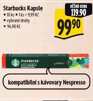 STARBUCKS KÁVOVÉ KAPSLE