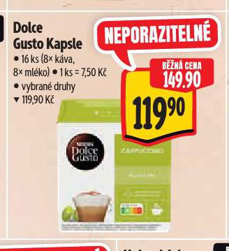 KÁVOVÉ KAPSLE DOLCE GUSTO