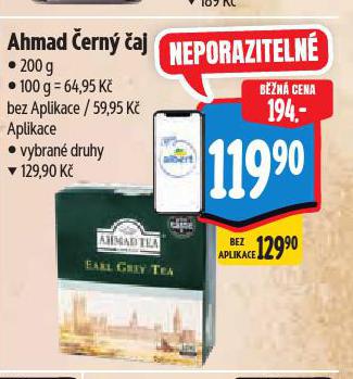 AHMAD ČERNÝ ČAJ