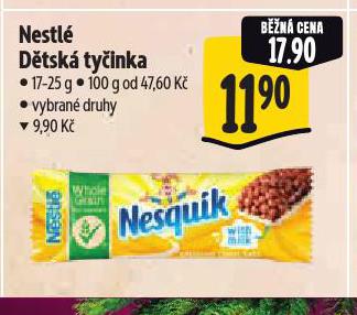 NESTLÉ DĚTSKÁ TYČINKA