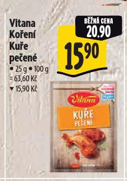 VITANA KOŘENÍ KUŘE PEČENÉ