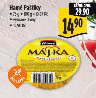 HAMÉ PAŠTIKY