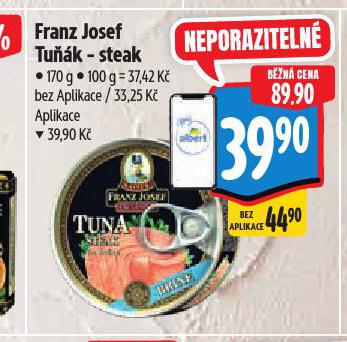FRANZ JOSEF TUŇÁK STEAK