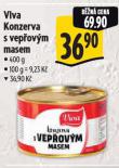 VIVA KONZERVA S VEPŘOVÝM MASEM