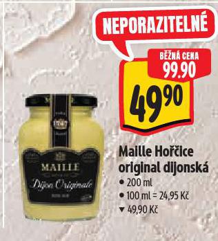 MAILLE HOŘČICE ORIGINAL DIJONSKÁ