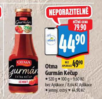 OTMA GURMÁN KEČUP