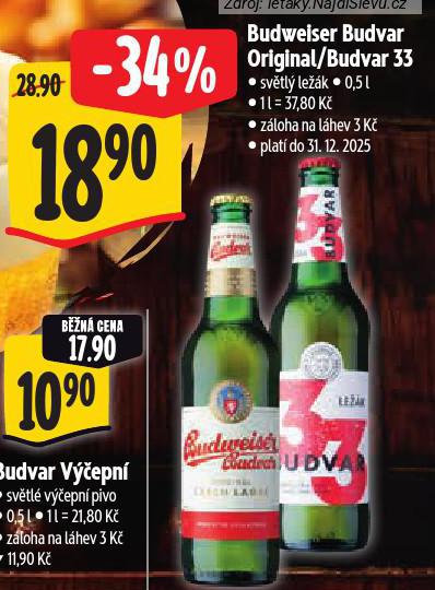 PIVO BUDVAR 33