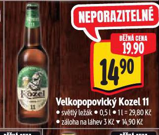 PIVO VELKOPOPOVICKÝ KOZEL