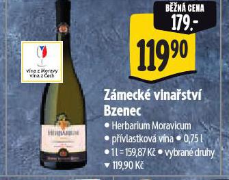 ZÁMECKÉ VINAŘSTVÍ BZENEC