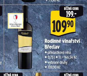 RODINNÉ VINAŘSTVÍ BŘECLAV