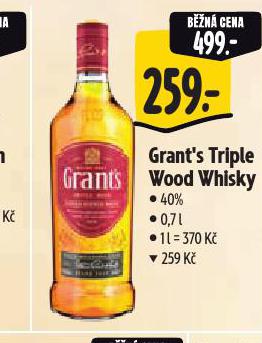 GRANT'S TRIPLE WOOD WHISKY