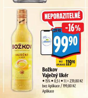 BOŽKOV VAJEČNÝ LIKÉR