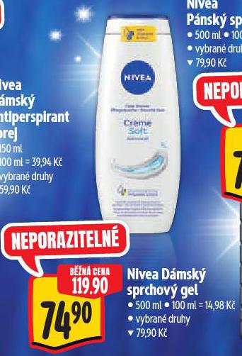 NIVEA SPRCHOVÝ GEL