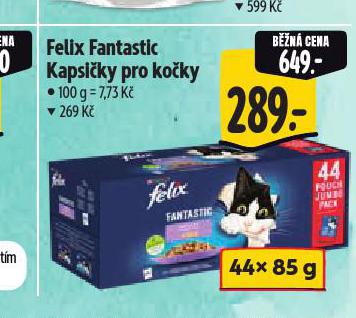 FELIX KAPSIČKY PRO KOČKY