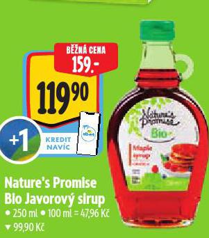 BIO JAVOROVÝ SIRUP