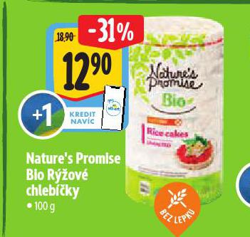 BIO RÝŽOVÉ CHLEBÍČKY