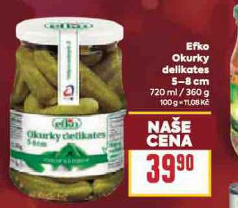 EFKO OKURKY DELIKATES 5-8 CM