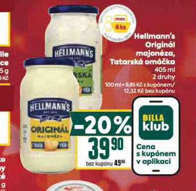 HELLMANN�S TATARSK� OM��KA, MAJON�ZA