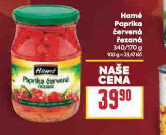 HAMÉ PAPRIKA ČERVENÁ