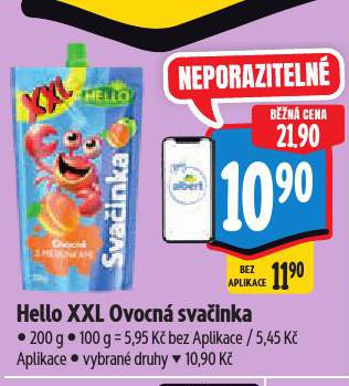 HELLO OVOCNÁ SVAČINKA