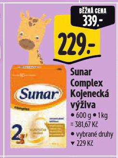 SUNAR KOJENECKÁ VÝŽIVA