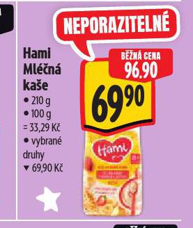HAMI MLÉČNÁ KAŠE