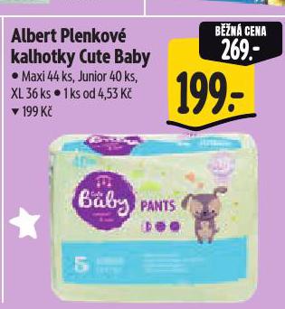 CUTE BABY PLENKOVÉ KALHOTKY