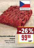 HOVĚZÍ MĚLNĚNÉ MASO