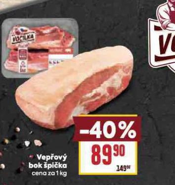 VEPŘOVÝ BOK ŠPIČKA