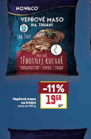 VEPŘOVÉ MASO NA TRHÁNÍ