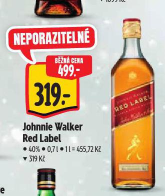 JOHNNIE WALKER RED LABEL