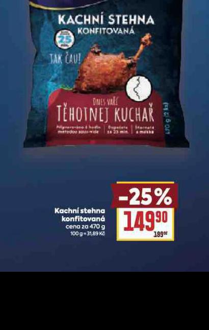 KACHNÍ STEHNA KONFITOVANÁ