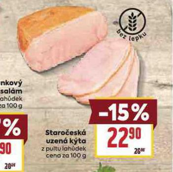 STAROČESKÁ UZENÁ KÝTA