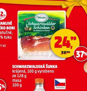 SCHWARZWALDSKÁ ŠUNKA
