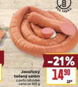 JAVOŘISKÝ TOČENÝ SALÁM