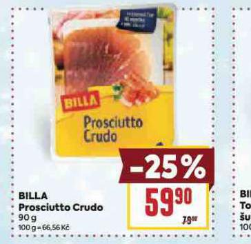 BILLA PROSCIUTTO CRUDO