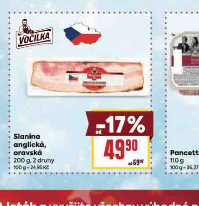 ANGLICKÁ SLANINA
