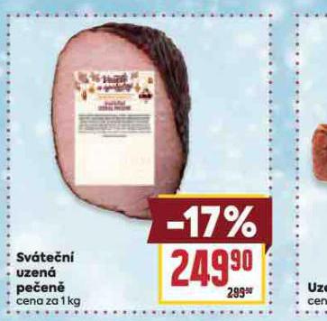 SVÁTEČNÍ UZENÁ PEČENĚ