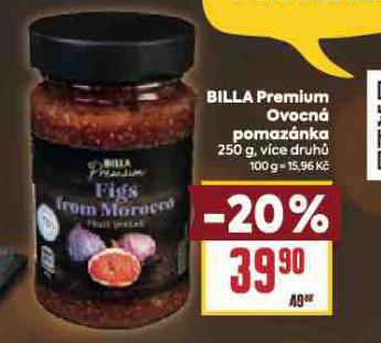 BILLA PREMIUM OVOCNÁ POMAZÁNKA