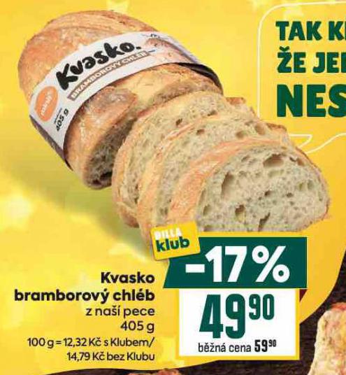 KVASKO BRAMBOROVÝ CHLÉB